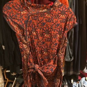 NWOT Free People Kimono Style Wrap Top